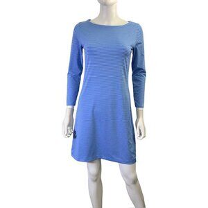 Vineyard Vines Lightweight Sankaty Stripe Boatneck Shift Dress XSmall